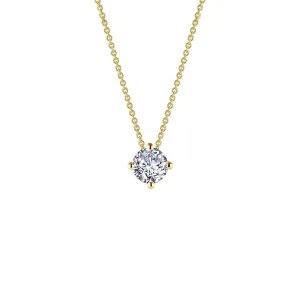 1.0 CTW Solitaire Necklace