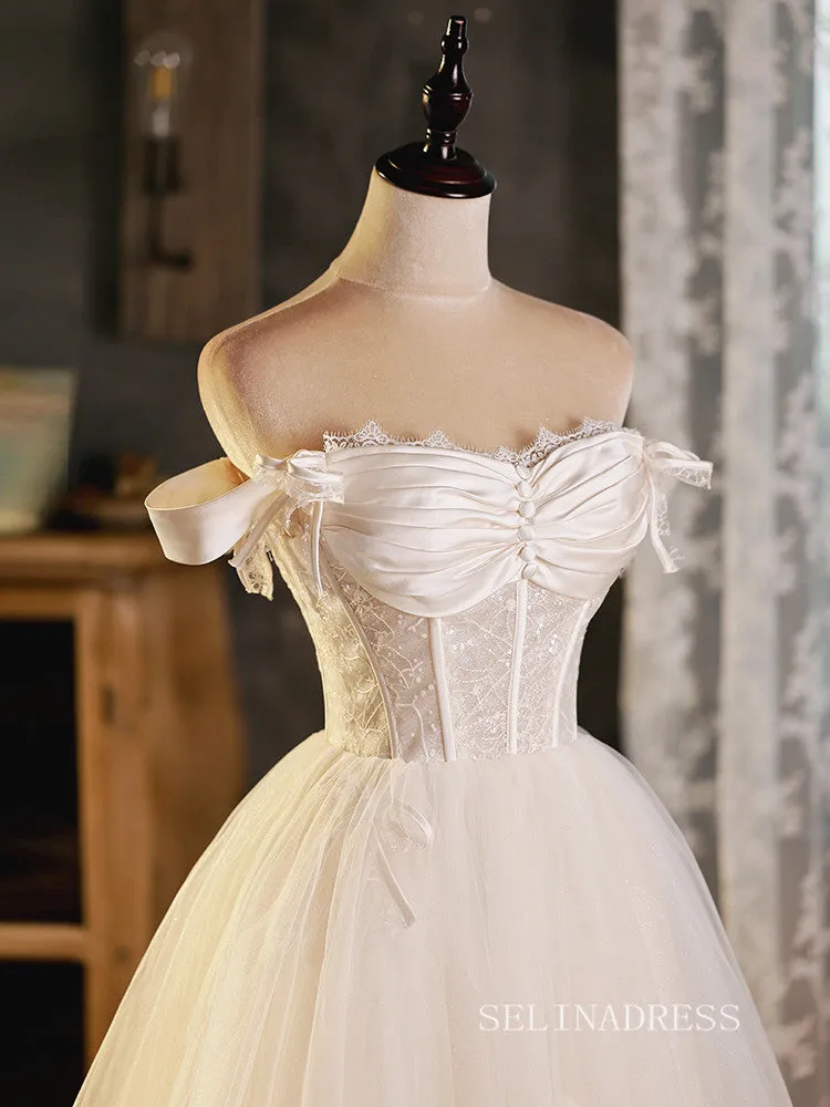 A-line Off-the-shoulder Lace Short Homecoming Dress Cute Summer Outfits EDS001