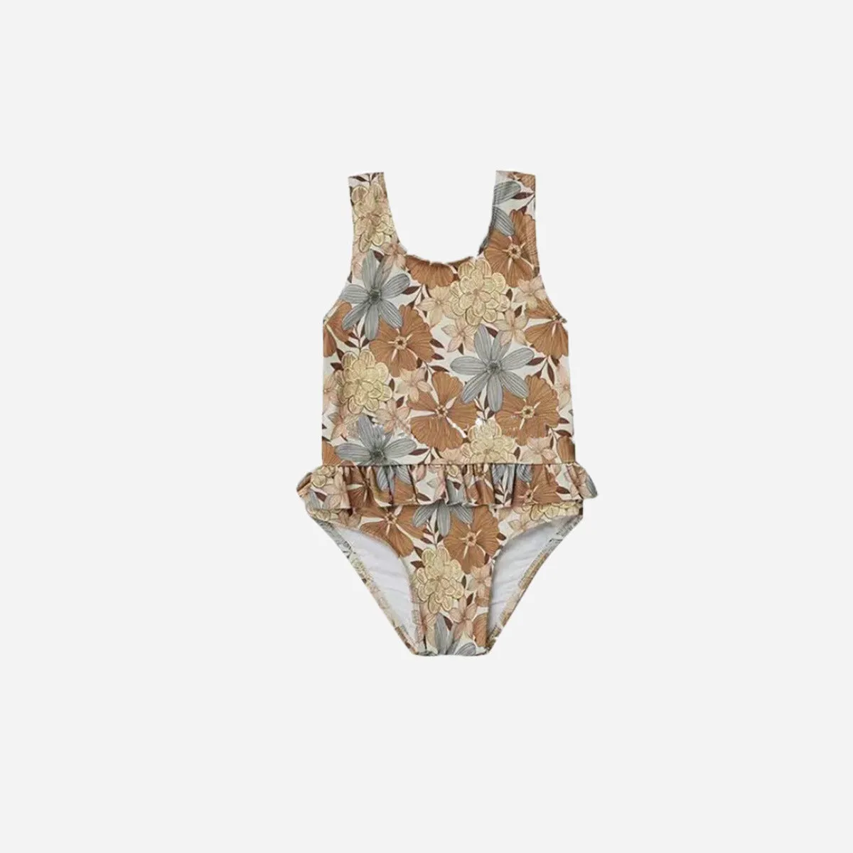 Baby Girl Elastic Sun Protection Quick-drying One Piece Swimsuit