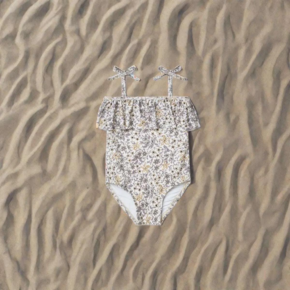 Baby Girl Elastic Sun Protection Quick-drying One Piece Swimsuit