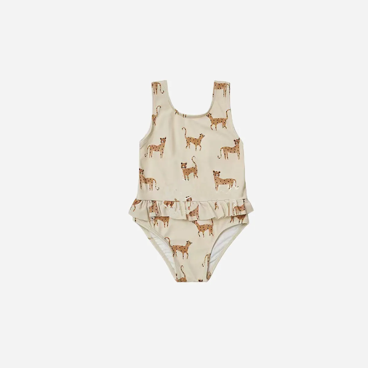 Baby Girl Elastic Sun Protection Quick-drying One Piece Swimsuit
