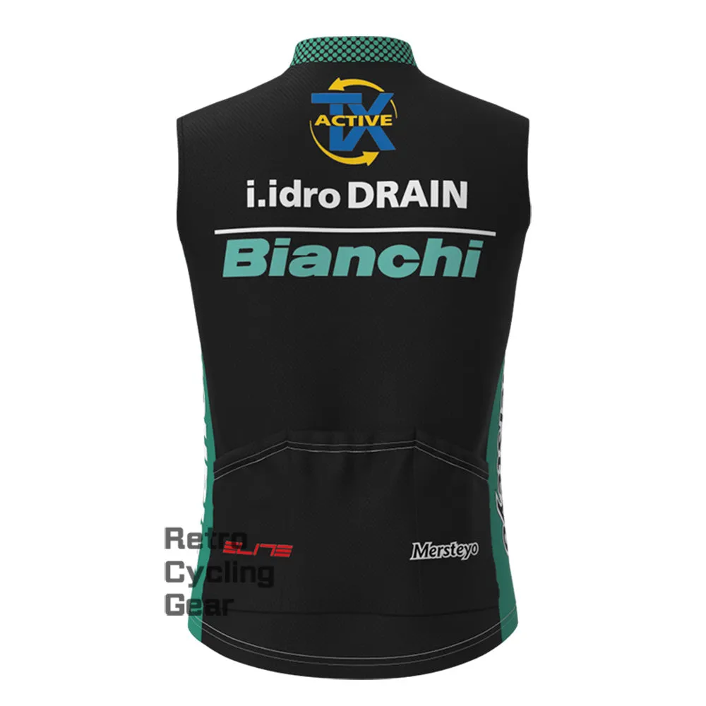 black  Bianchi Cycling Vest