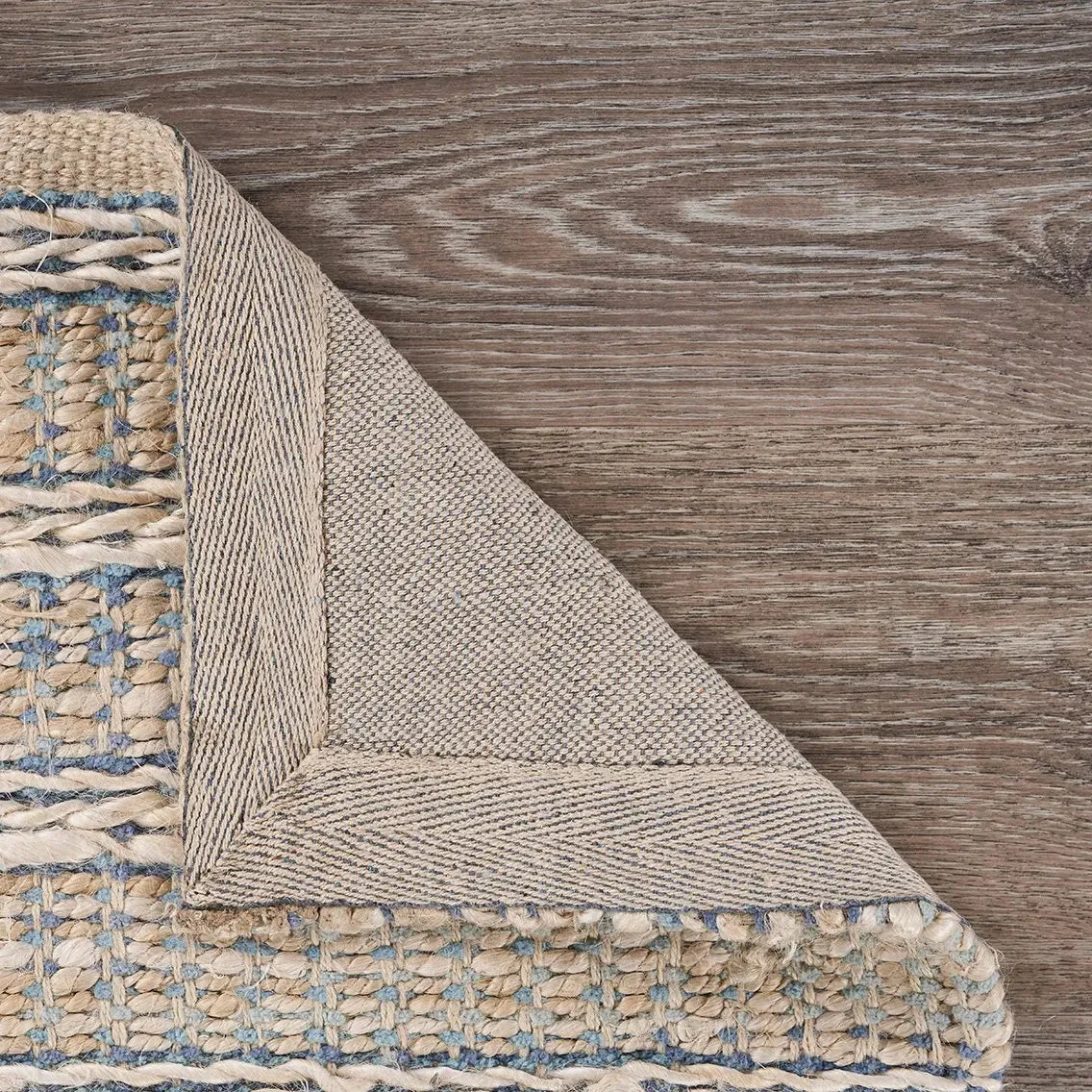 Bleached Naturals 81437IBY Illusion Blue/Infinity Rug
