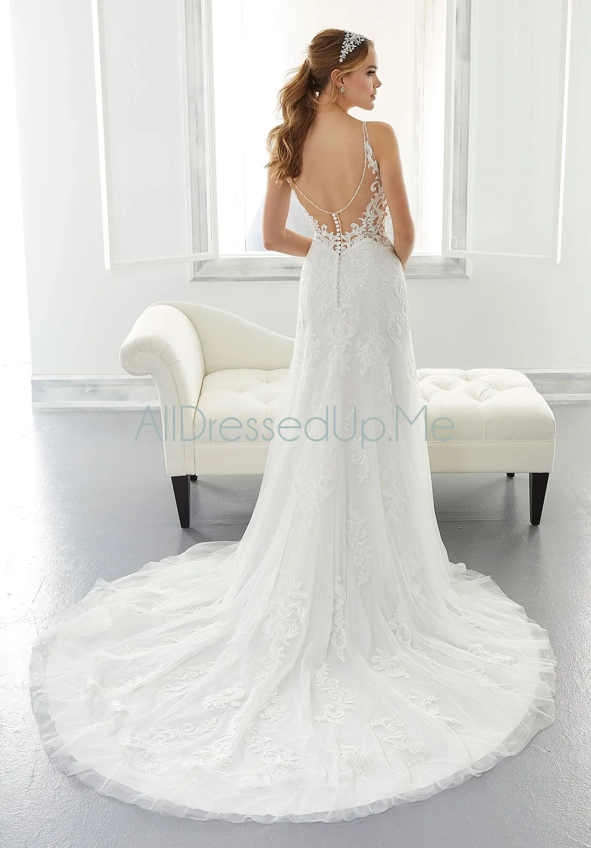 Blu - Asya - 5869 - 5869W - Cheron's Bridal, Wedding Gown