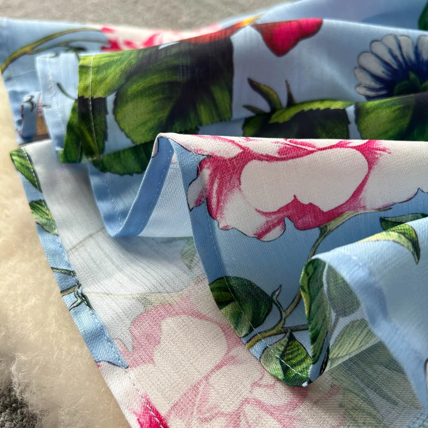 Delicate Floral Printed Vest Dress