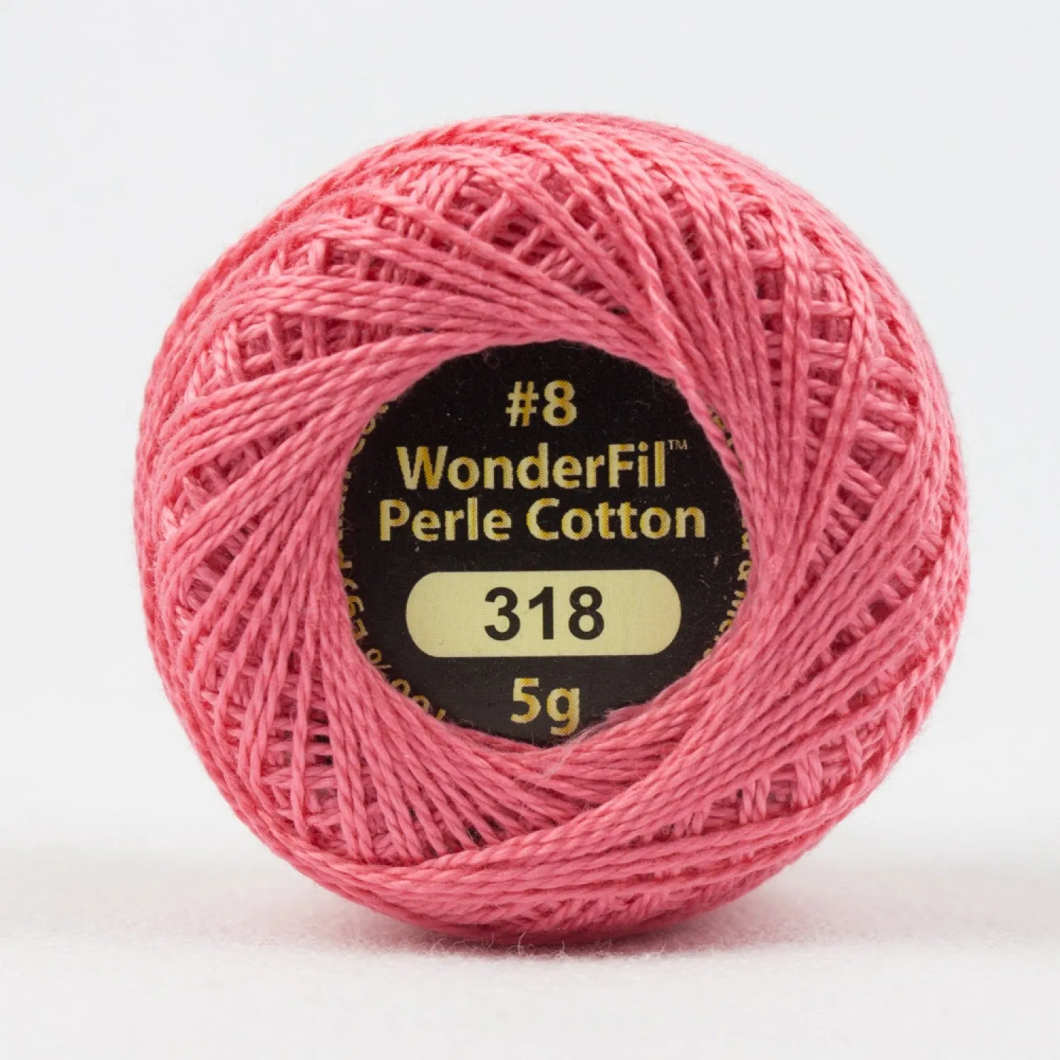 Eleganza #8 Perle Cotton by WonderFil | EL5G-318 Bubble Gum | 5 grams