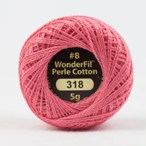 Eleganza #8 Perle Cotton by WonderFil | EL5G-318 Bubble Gum | 5 grams