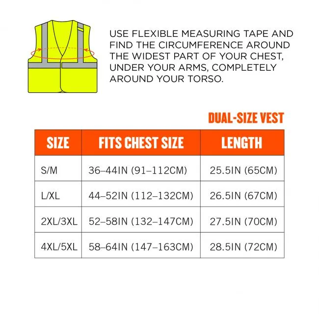 Ergodyne GloWear 8263FRHL Type R Class 2 Economy Mesh Hi-Vis FR Safety Vest - Lime