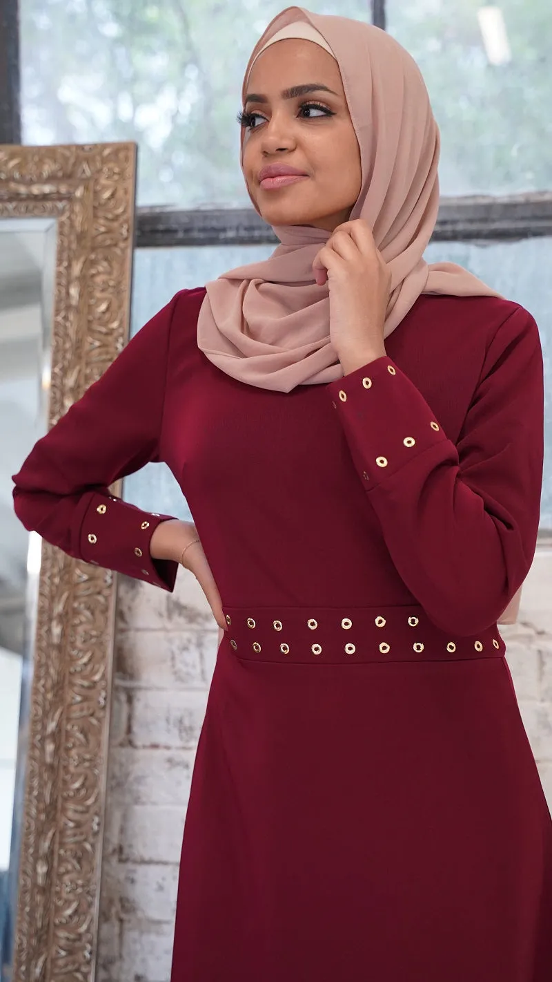 Eyelet Maxi Dress