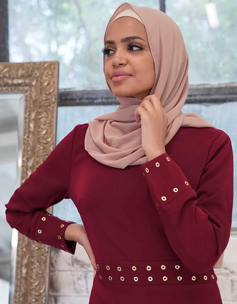 Eyelet Maxi Dress