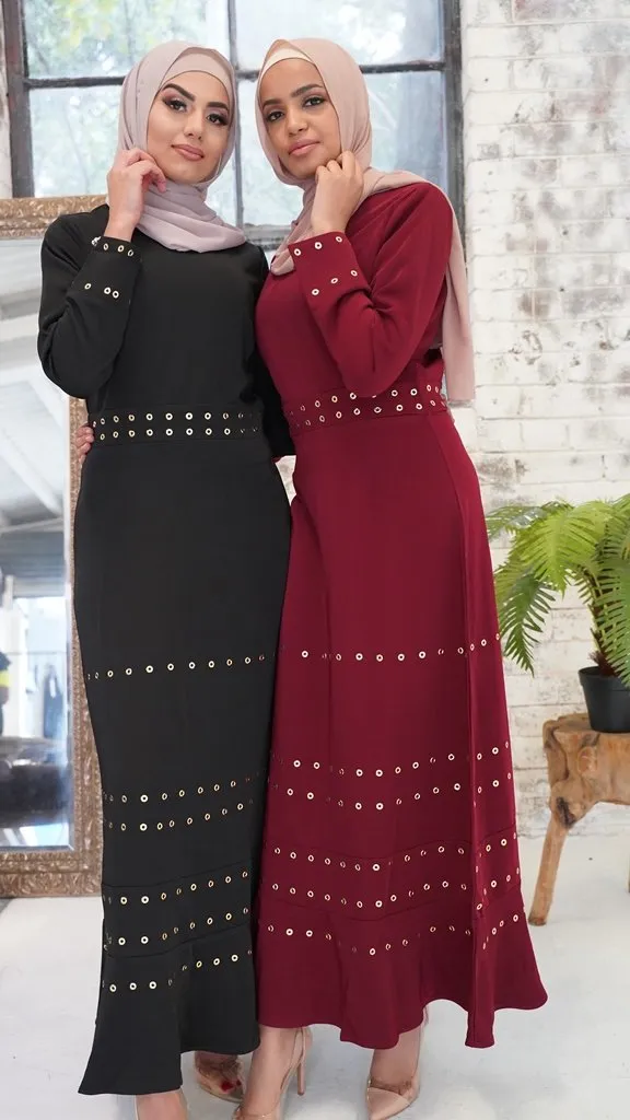 Eyelet Maxi Dress