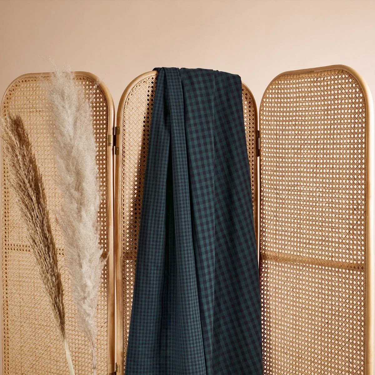 Gingham Double Gauze - Atelier Brunette - Night Forest