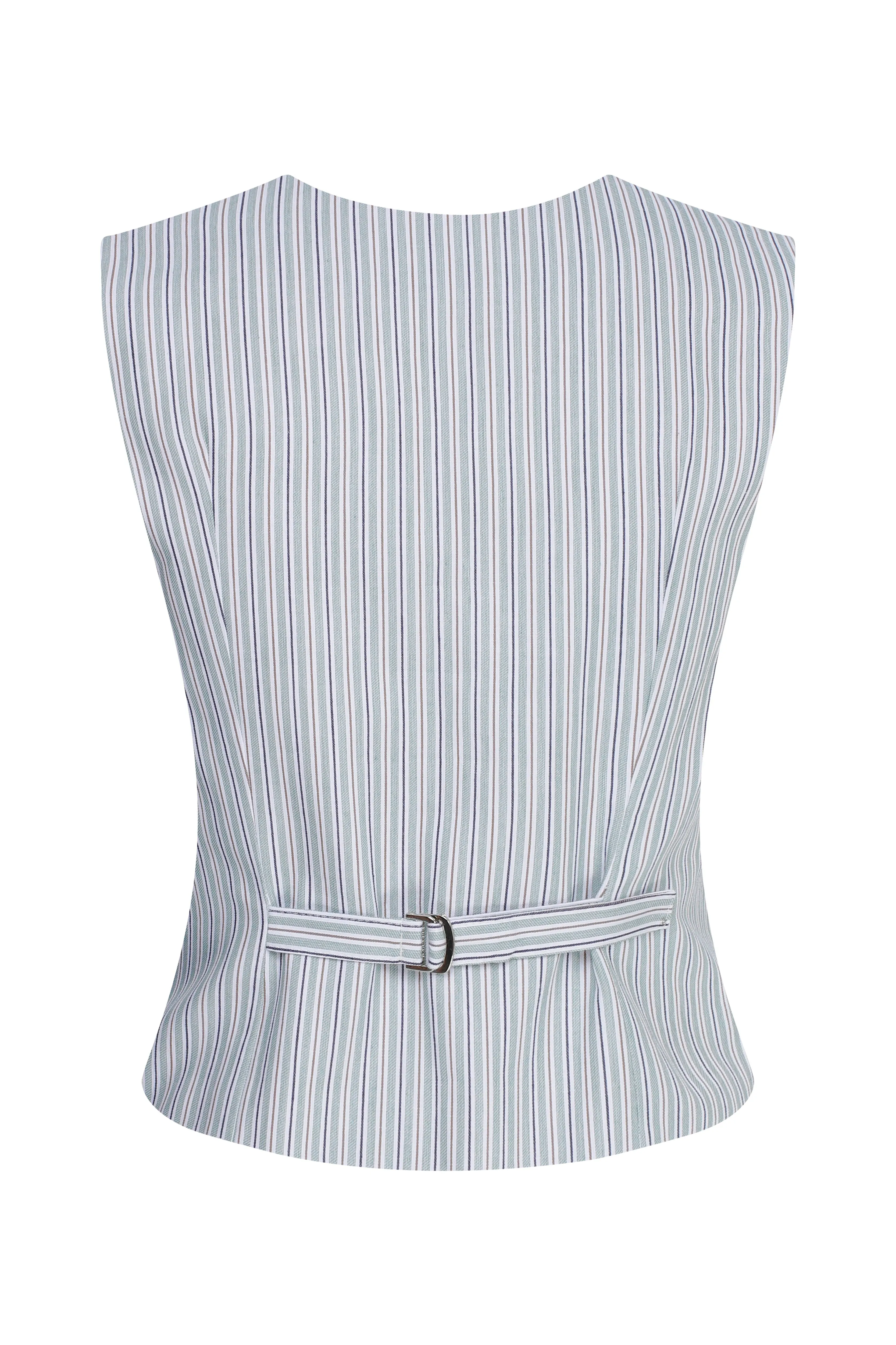 Lyra Striped Cotton Vest