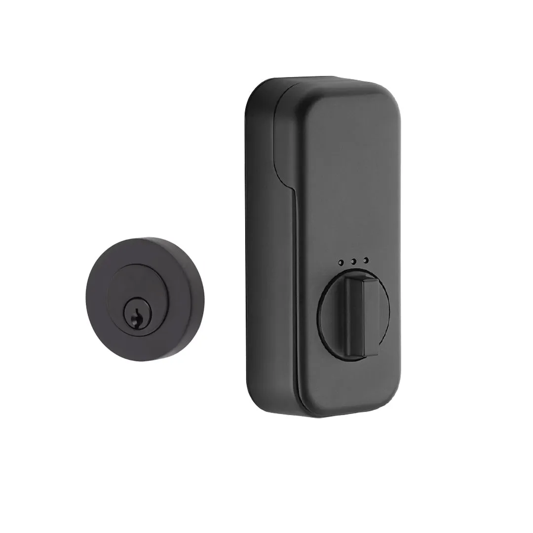 Modern Disc Keyed Deadbolt with Keyless Entry Door Lock Upgrade Option