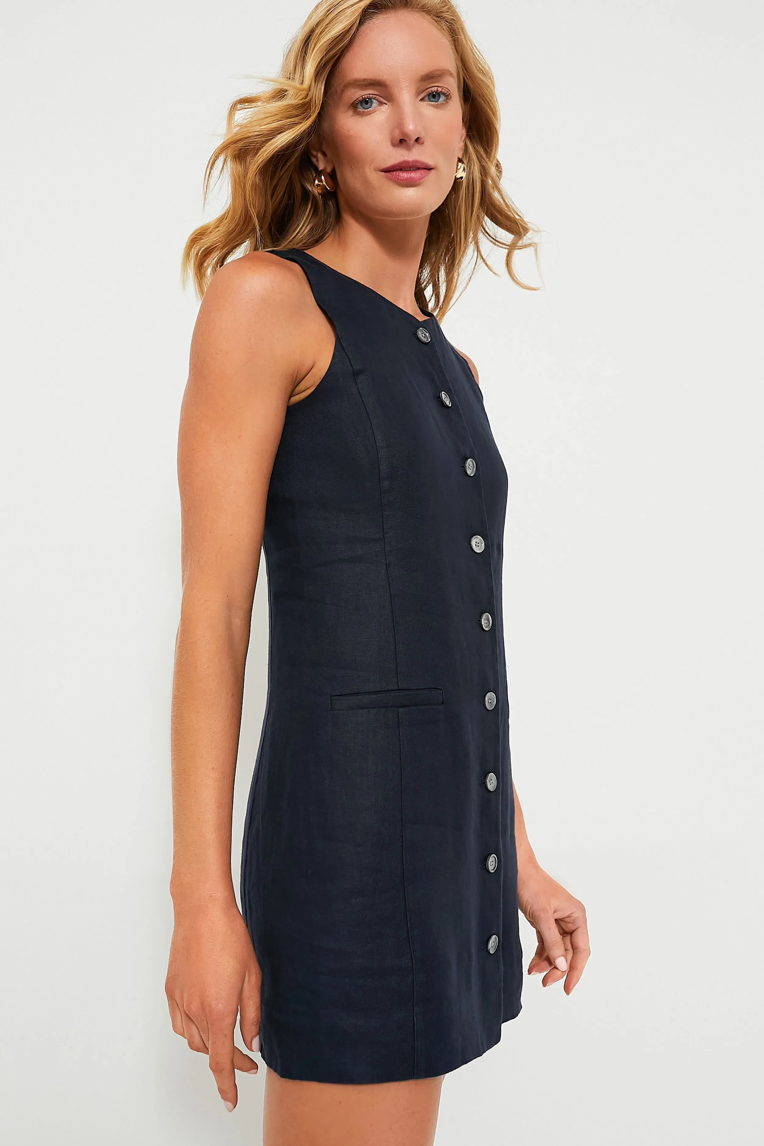 Navy Anna Vest Dress