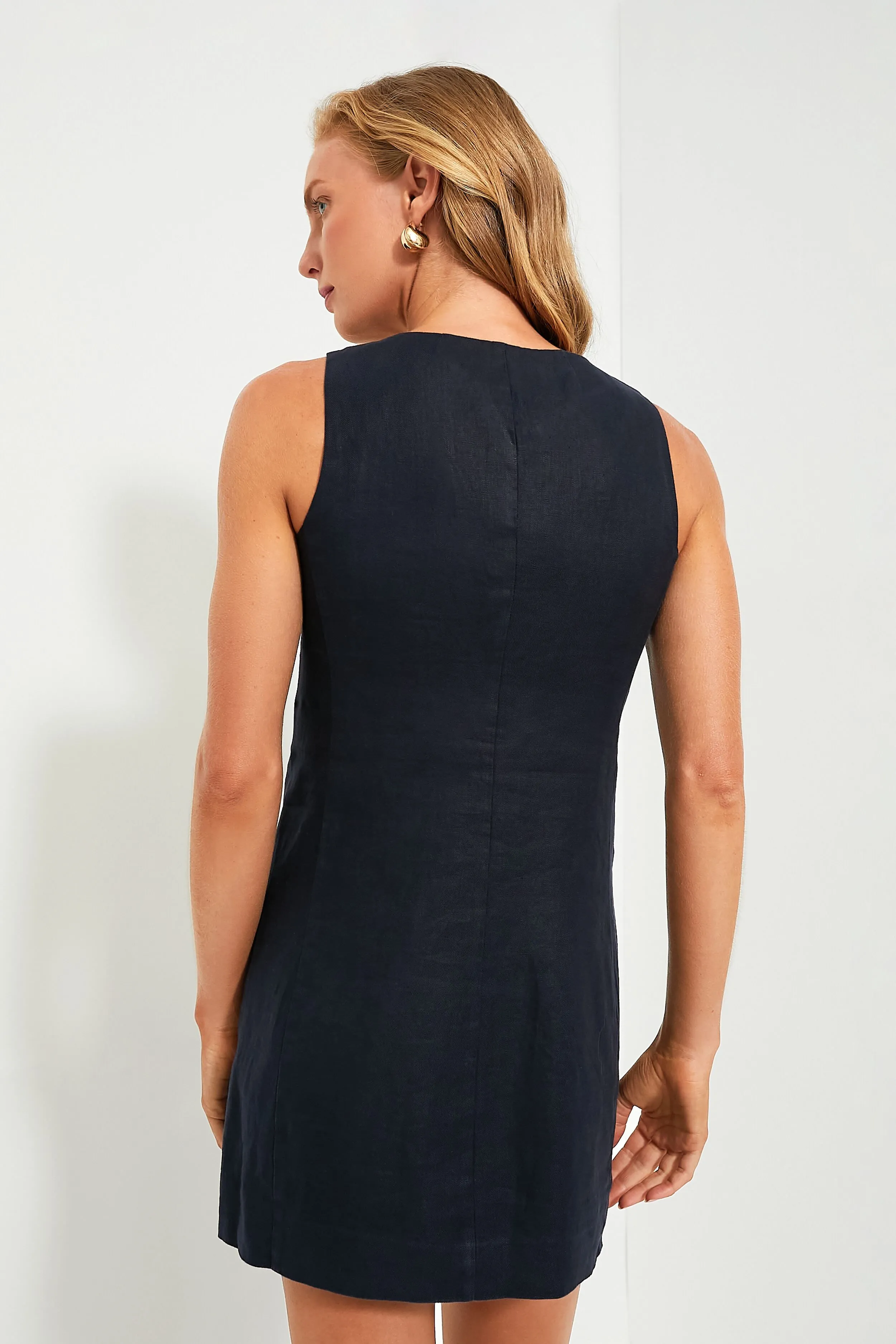 Navy Anna Vest Dress
