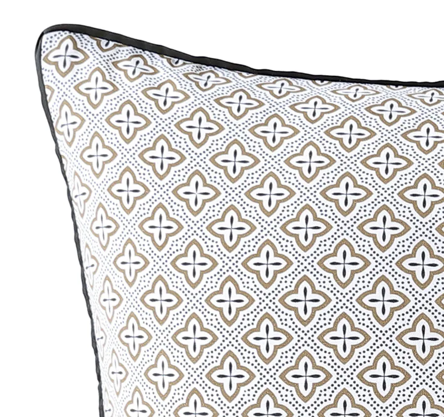 Tariq European Pillowcase Black